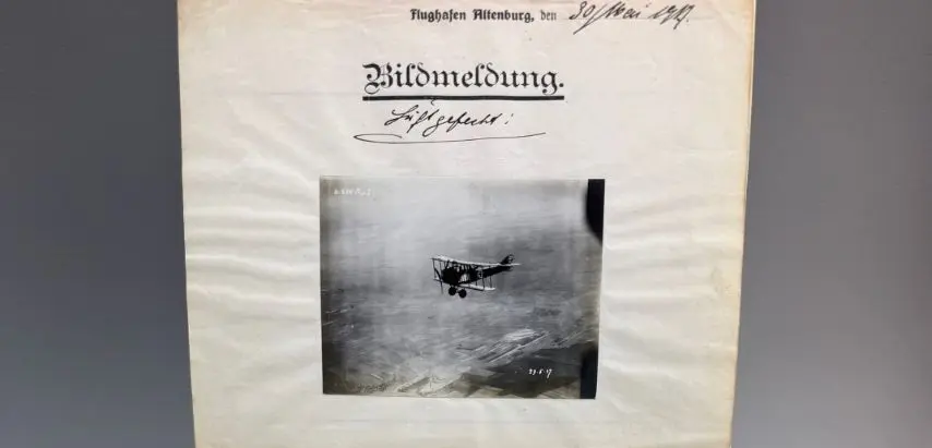 Luftkampf Bildmeldung Luftgefecht1917