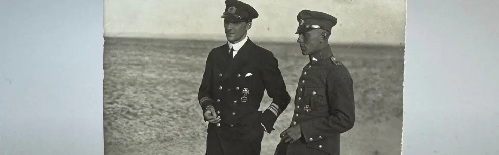 U-Boot-Kommandant Hans Oskar Wutsdorff (UB 124) das besondere Foto