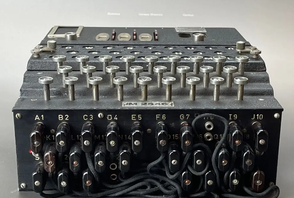Enigma M3 Kriegsmarine mit Transportkiste – Original