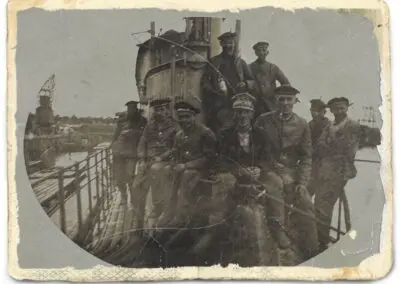 Kaiserliche Marine-Offiziermütze Alfred von Glasenapp U-Boot Kommandant U-91