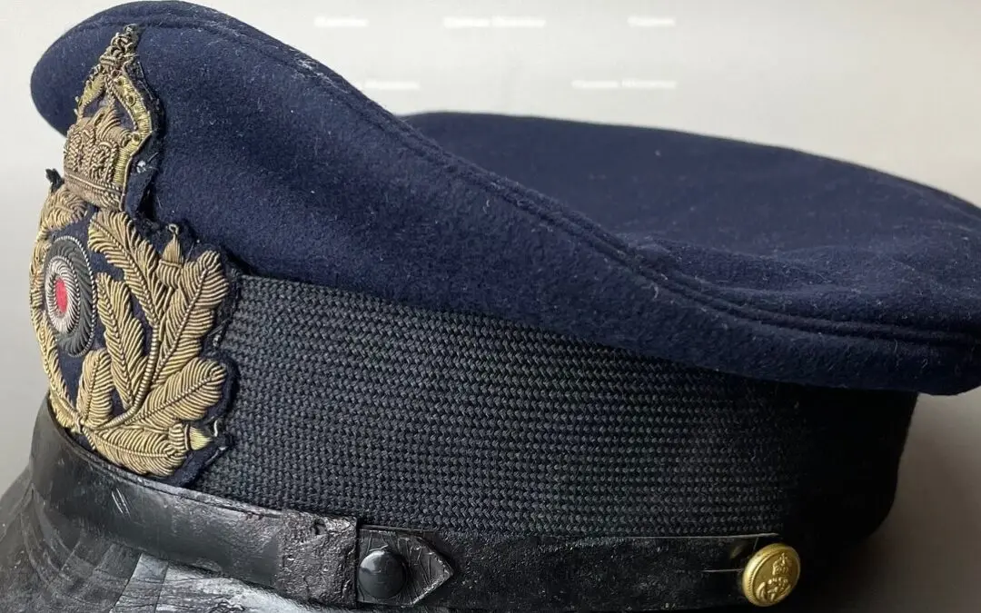 Kaiserliche Marine-Offiziermütze Alfred von Glasenapp U-Boot Kommandant U-91