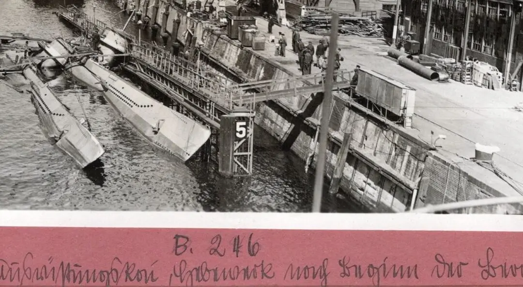 Bombenangriff auf die Germaniawerft Kiel am 14. Mai 1943 U-Boote