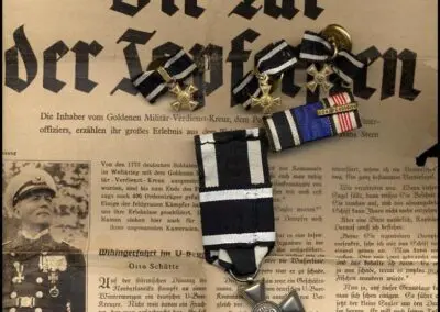 Otto Schütte – Obersteuermann auf U-152,  Träger des preussische Goldenen Militär-Verdienst-Kreuz