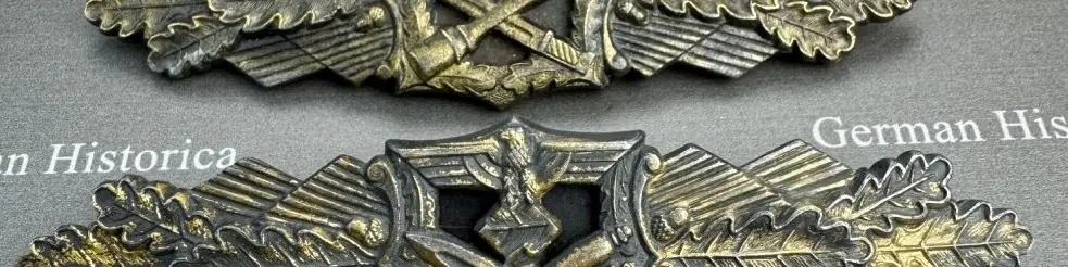 Die Nahkampfspange in Gold – für den Frontsoldaten fast unerreichbar