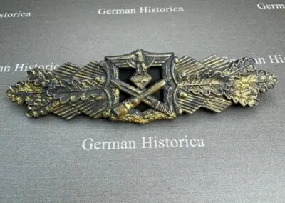 Nahkampfspange, Gold, Nahkampfspange, Heer, Neumünster, Flensburg Militaria, 411564