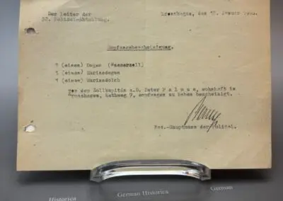 Polizei, Wasserzoll, Säbel. Degen, Dolch, ,Eisernes Kreuz, Ritterkreuz, Ankauf Kiel, Rendsburg, Neumünster, Flensburg…