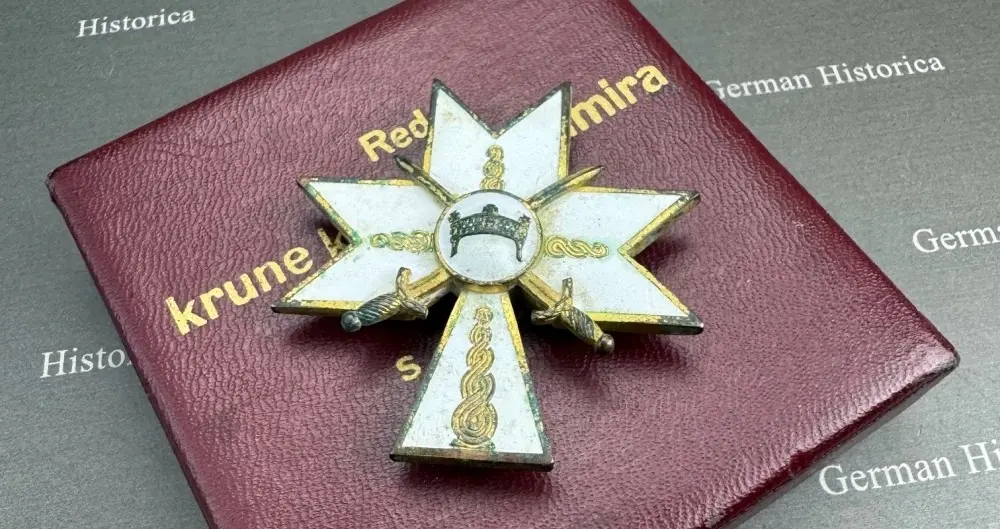 Red krune kralja Zvonimira II. stupnja s macevima, Eisernes Kreuz, Ritterkreuz, Ankauf Kiel 2311562