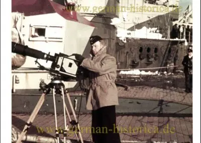III. Teil: Kriegsmarine Schwerer Kreuzer Prinz Eugen in Farbe- Gerhard Garms auf der Prinz Eugen beim Kanaldurchbruch 1942