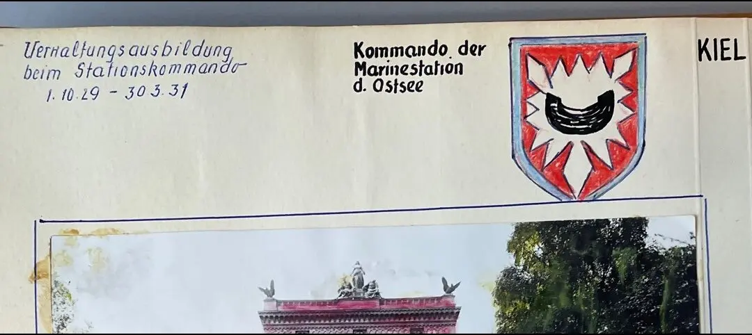 Das Landeshaus Kiel, damals der Sitz des Marine-Oberkommandos d. O: Eine Erinnerung von 1931