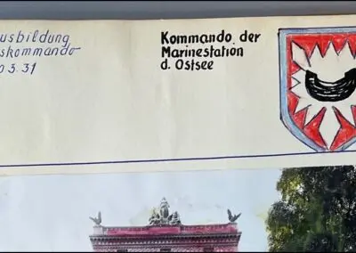 Das Landeshaus Kiel, damals der Sitz des Marine-Oberkommandos d. O: Eine Erinnerung von 1931
