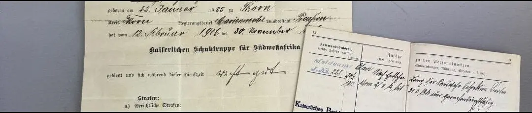 Deutsch-Südwestafrika 1906 – Dokumente der Kaiserlichen Schutztruppe: Swakopmund und Windhuk