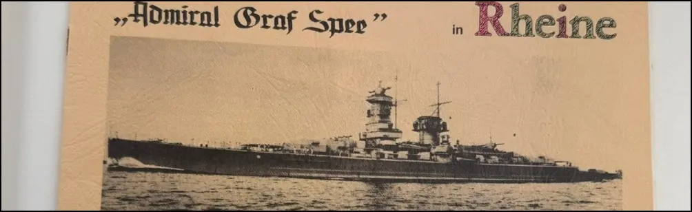 Willi Harfemann und das Panzerschiff Admiral Graf Spee Kriegsmarine