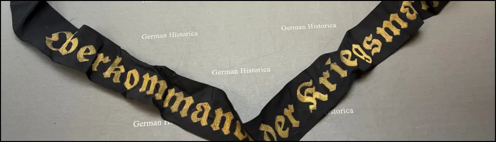 Mützenband „Oberkommando der Kriegsmarine“