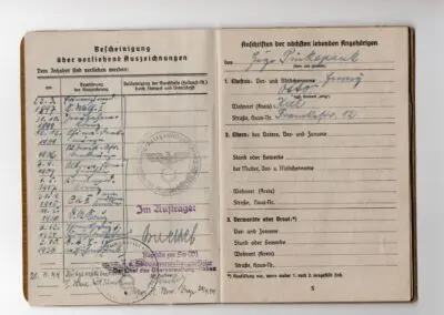Hohnenzollern, Jerusalem, Orden, Soldbuch, Kiel (4)