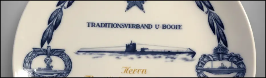 Meissen-Teller des Traditionsverbandes U-Boote – aus meinem Blickwinkel gesehen