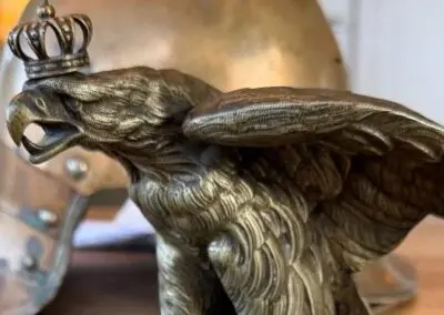 Preußischer Kürassierhelm- (Garde du Corps Garde-Kürassiere) - Paradeadler- Ringkragen – Theaterfundus (2)