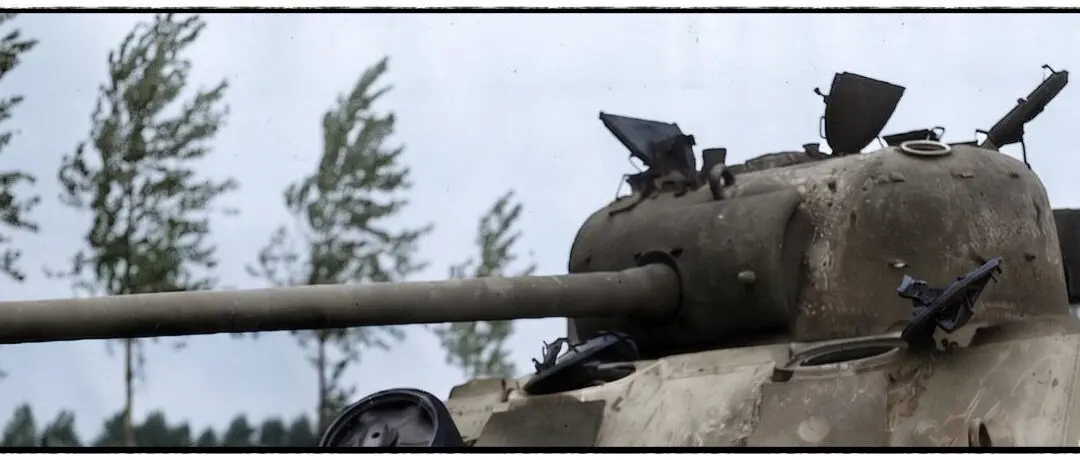 Endkampf Niedersachsen 1945 Panzerjäger-Abteilung 33: Abschussbestätigung von Sherman-Panzern