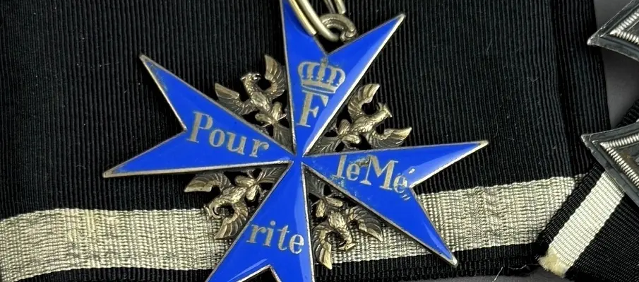Der Pour le Mérite des Majors Leo Leonhardy „Blauen Max“