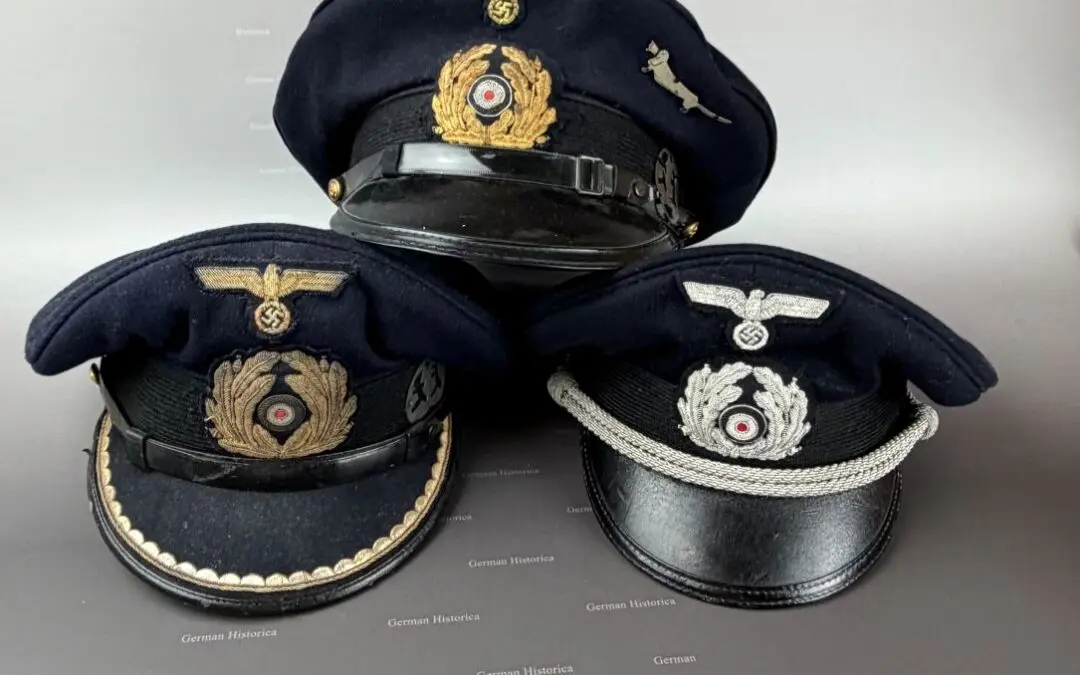 Marinemützen und Marineuniformen: Geschichte von der Kaiserlichen Marine bis zur Bundesmarine, Bestimmung von Schirm- und Tellermützen und Ankauf bei Kiel.